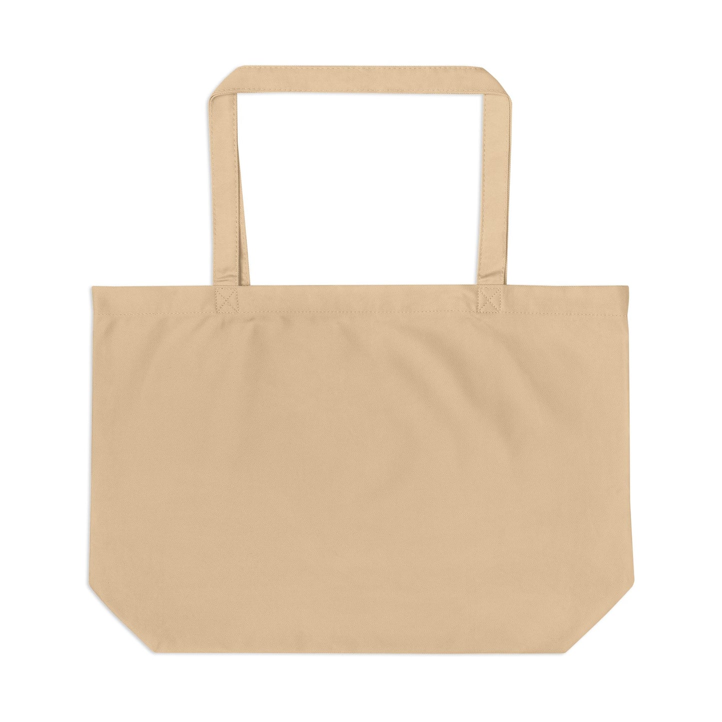 Recycled Canvas Market Tote — "Revived Roots Co" Eco Grocery & Beach Bag