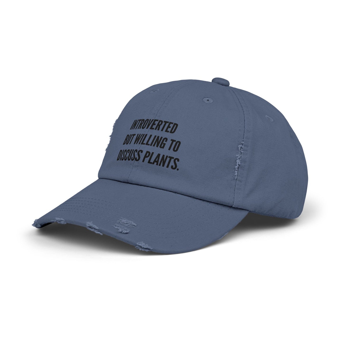 Plant Introvert Unisex Distressed Cap