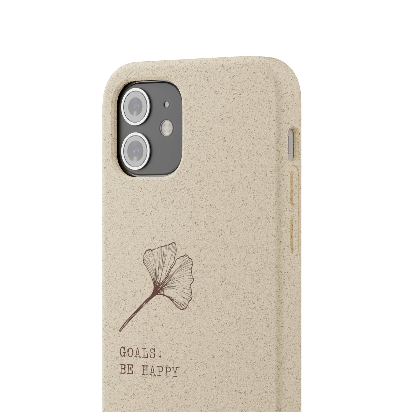 Be Happy Plant Themed Biodegradable Phone Case