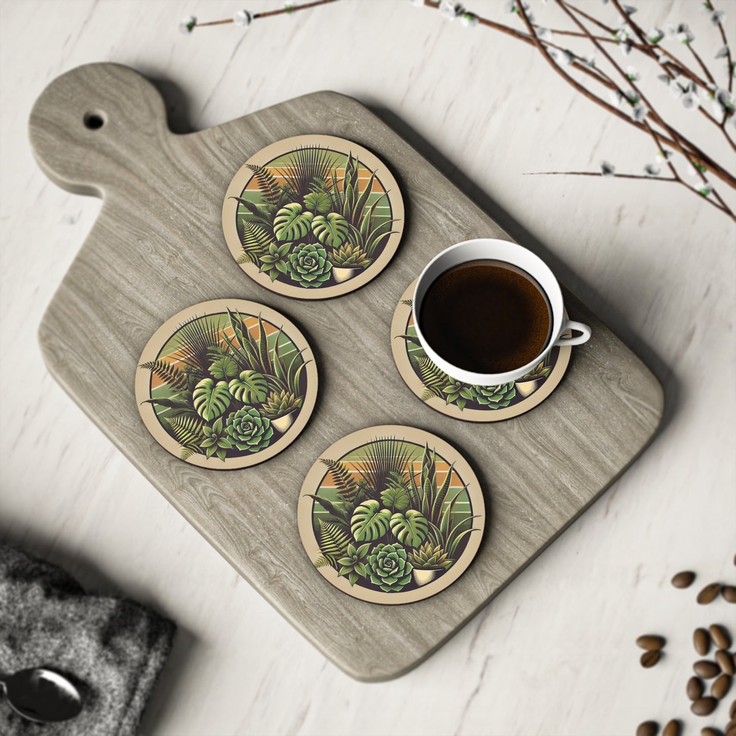 Plant Coasters