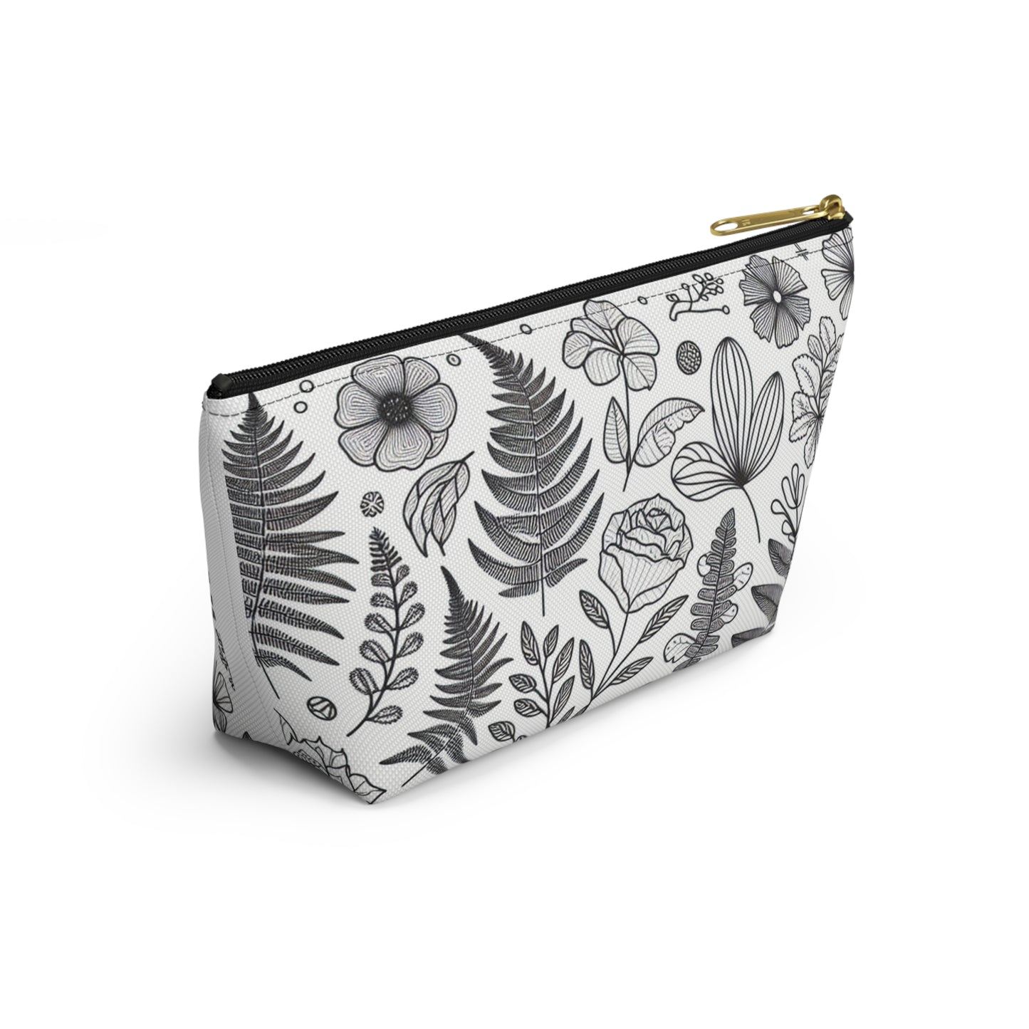 Plant Themed Accessory Pouch w T-bottom