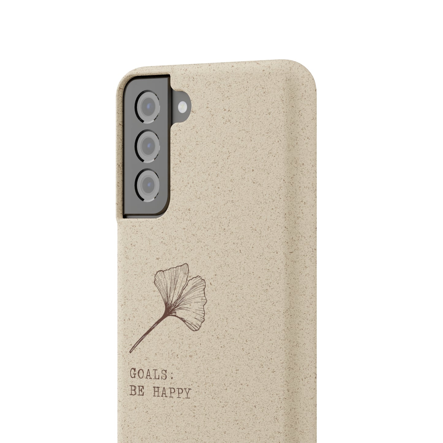 Be Happy Plant Themed Biodegradable Phone Case