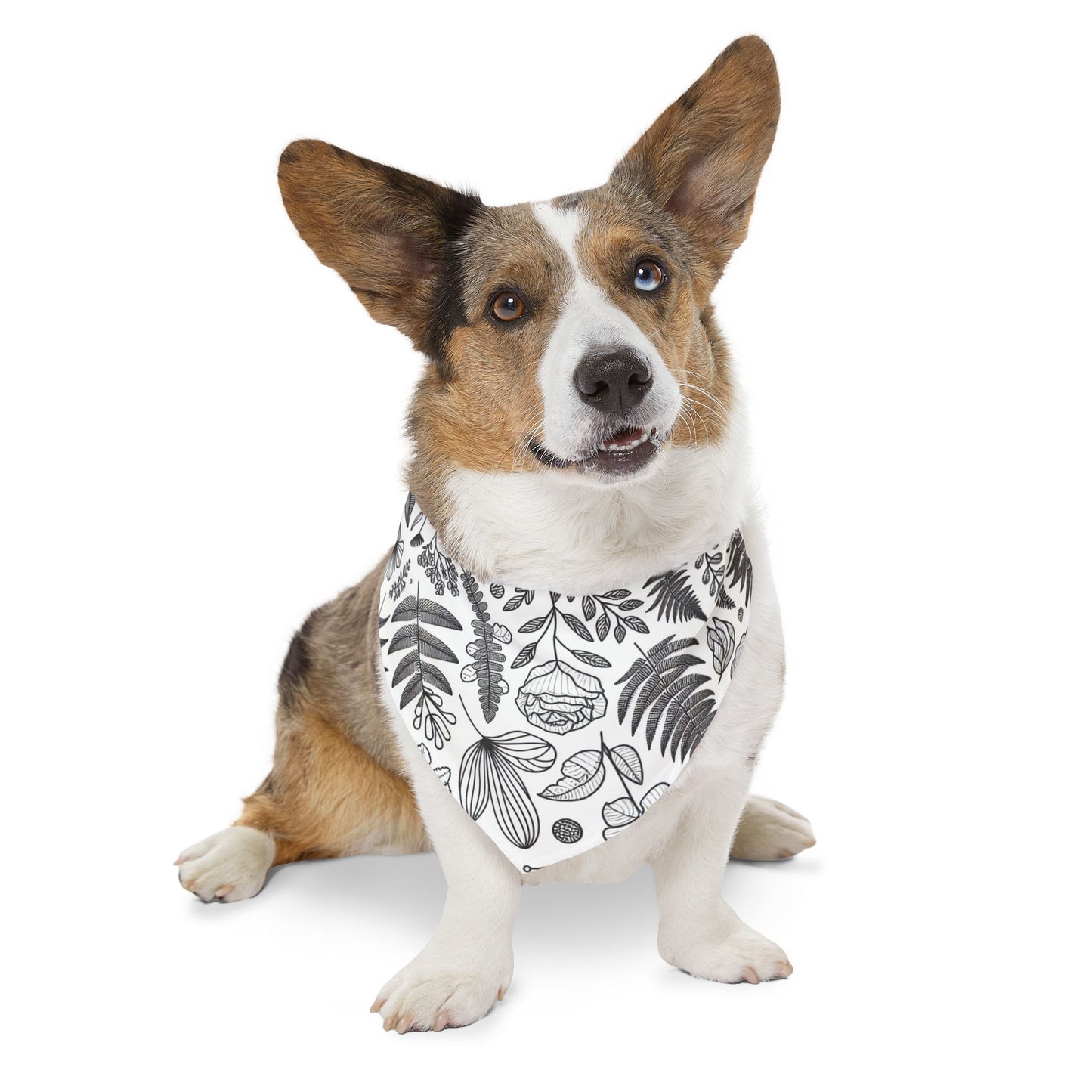 Plant Themed Pet Bandana Collar