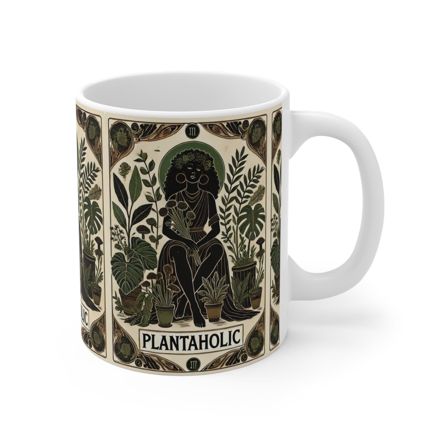 Mug Plantaholic Tarot Card Coffee Mug 11oz