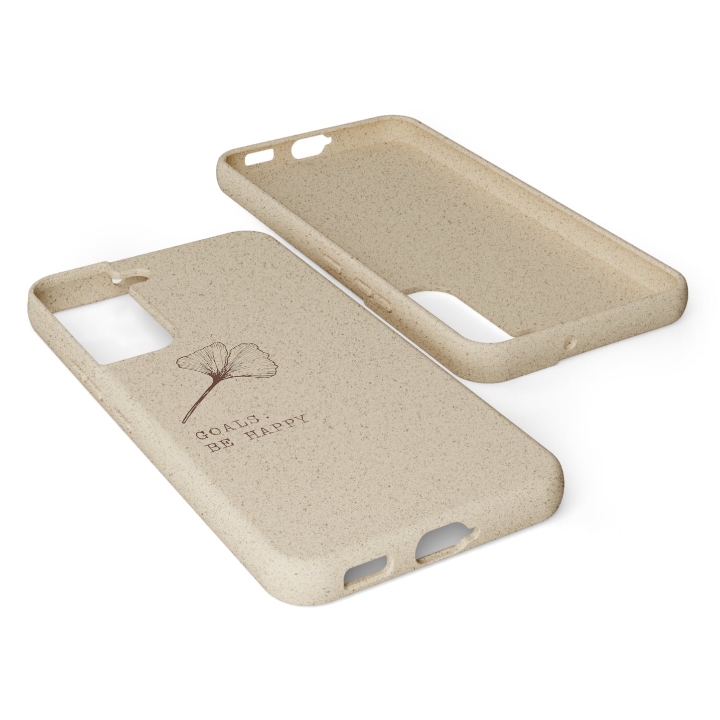 Be Happy Plant Themed Biodegradable Phone Case