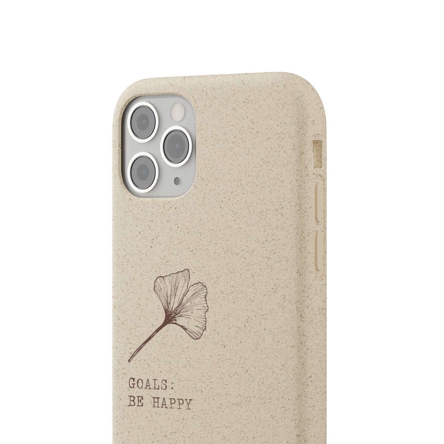 Be Happy Plant Themed Biodegradable Phone Case