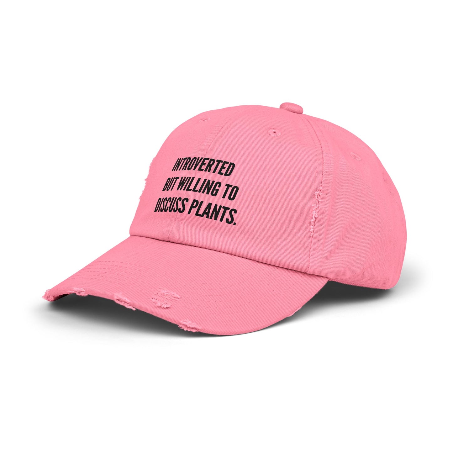 Plant Introvert Unisex Distressed Cap