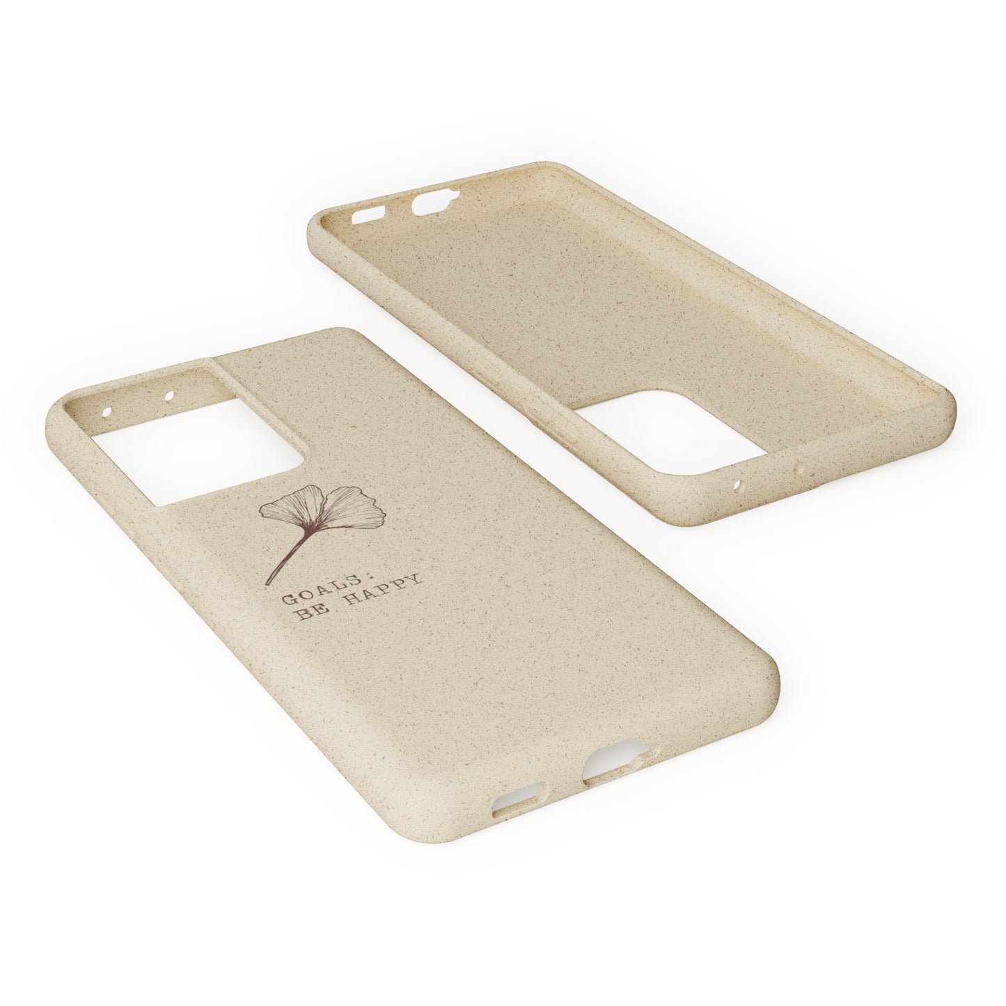 Be Happy Plant Themed Biodegradable Phone Case