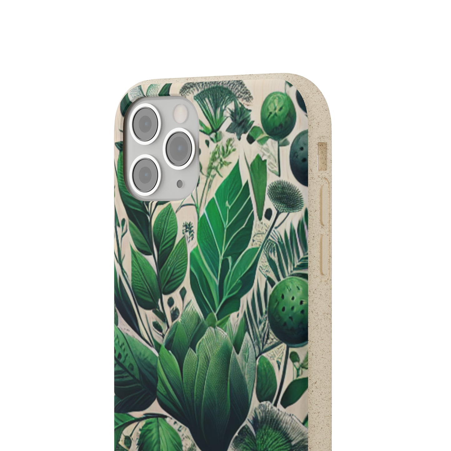 Green Plant Themed Biodegradable Phone Cases