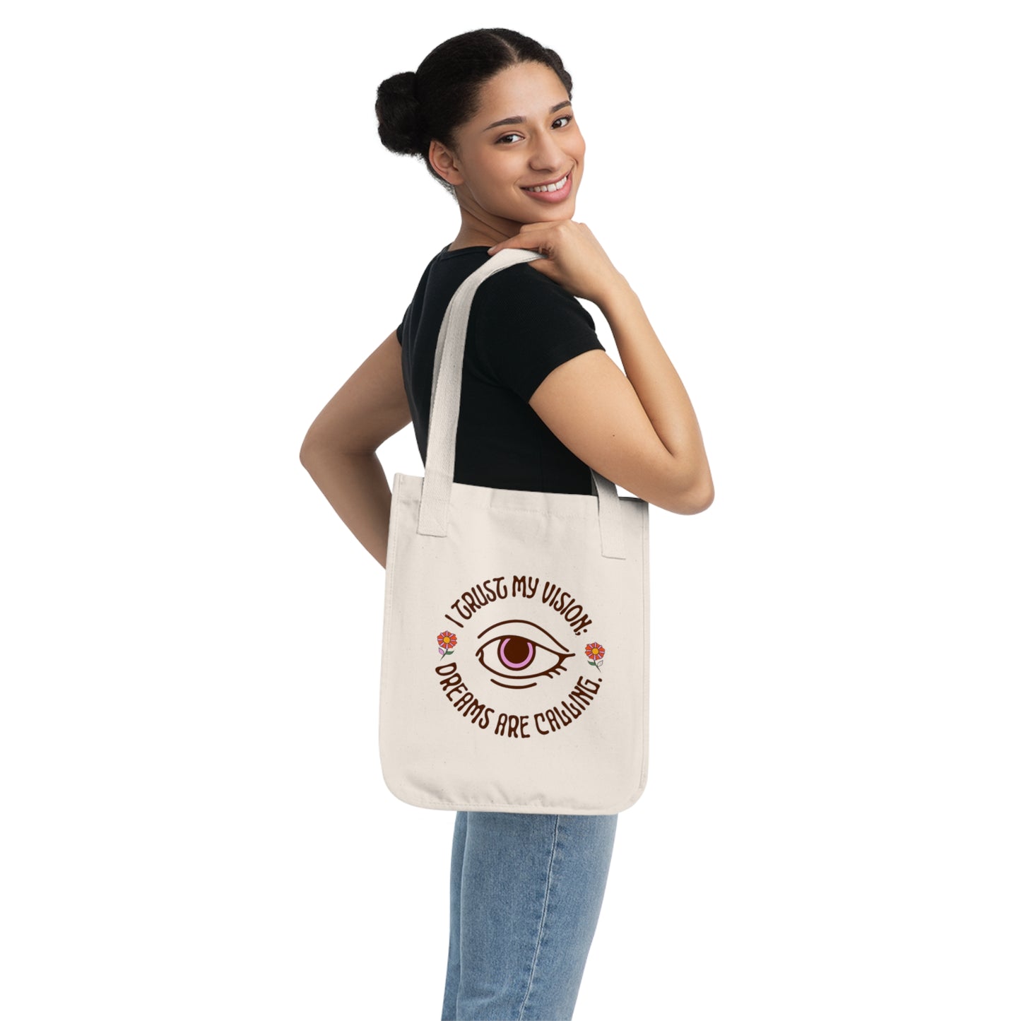 Manifesting Organic Canvas Tote Bag