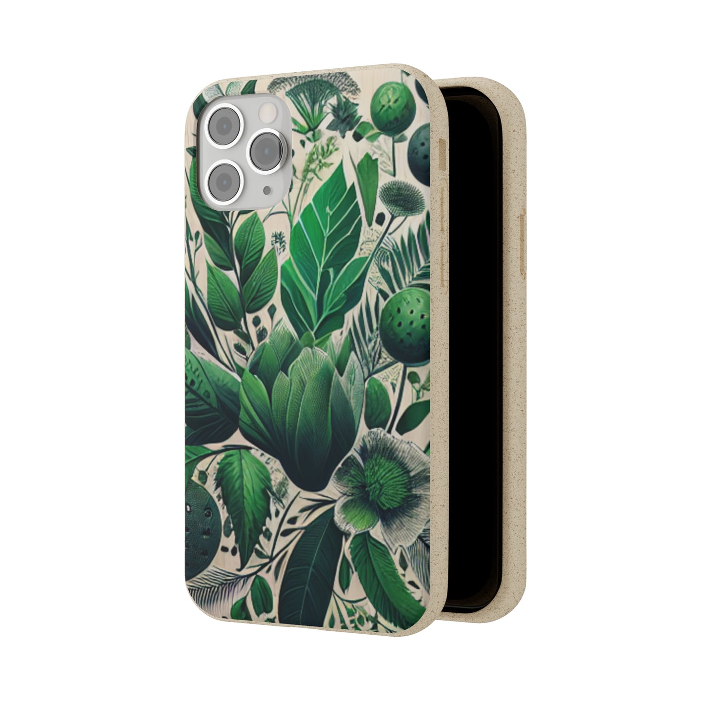 Green Plant Themed Biodegradable Phone Cases