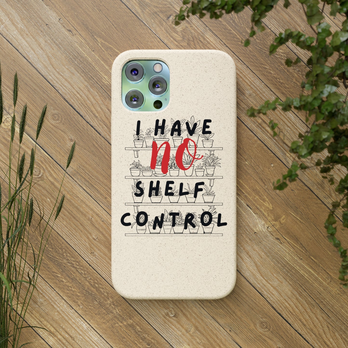 Punny Plant Parent Biodegradable  Phone Case