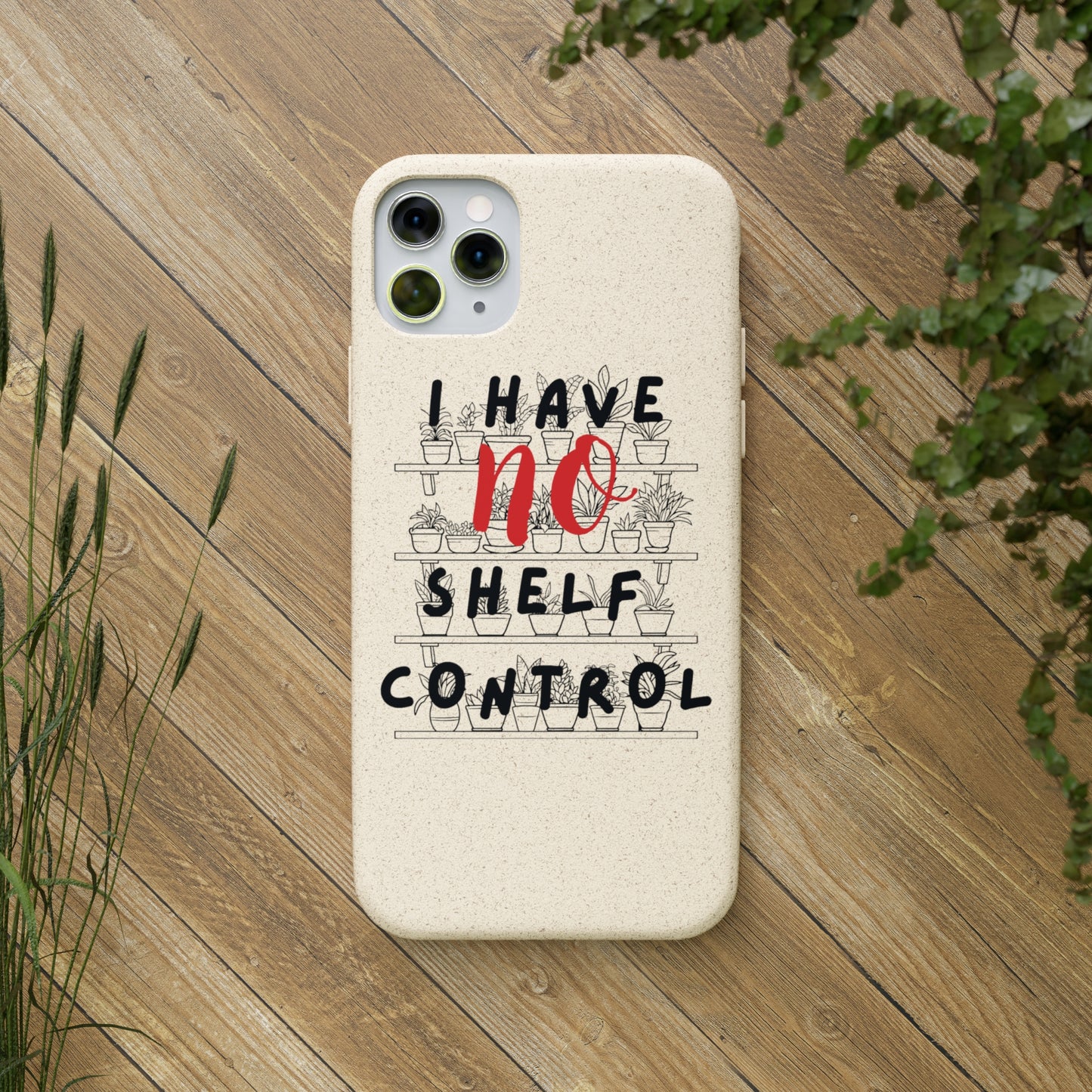 Punny Plant Parent Biodegradable  Phone Case