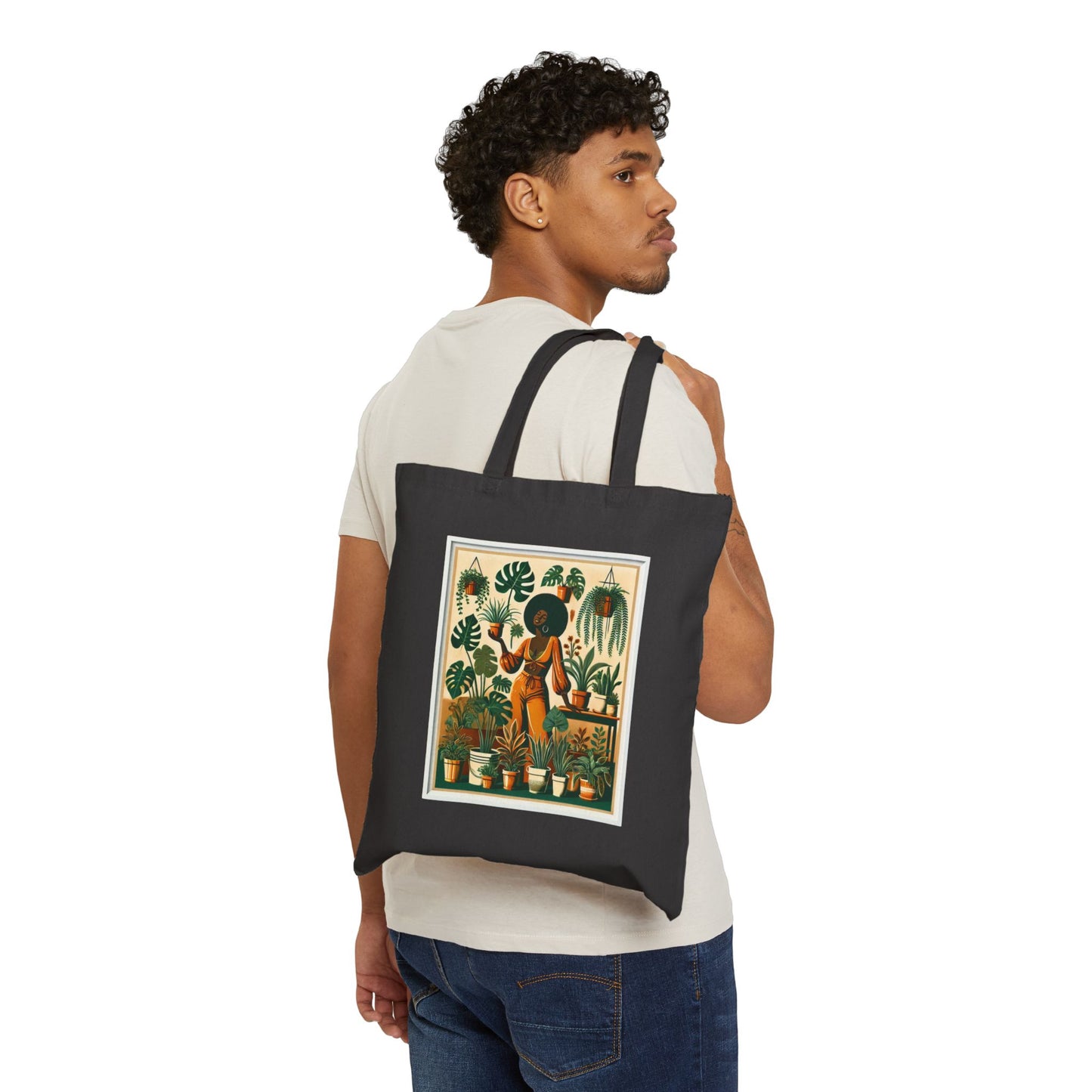 Plant Diva Canvas Tote Bag