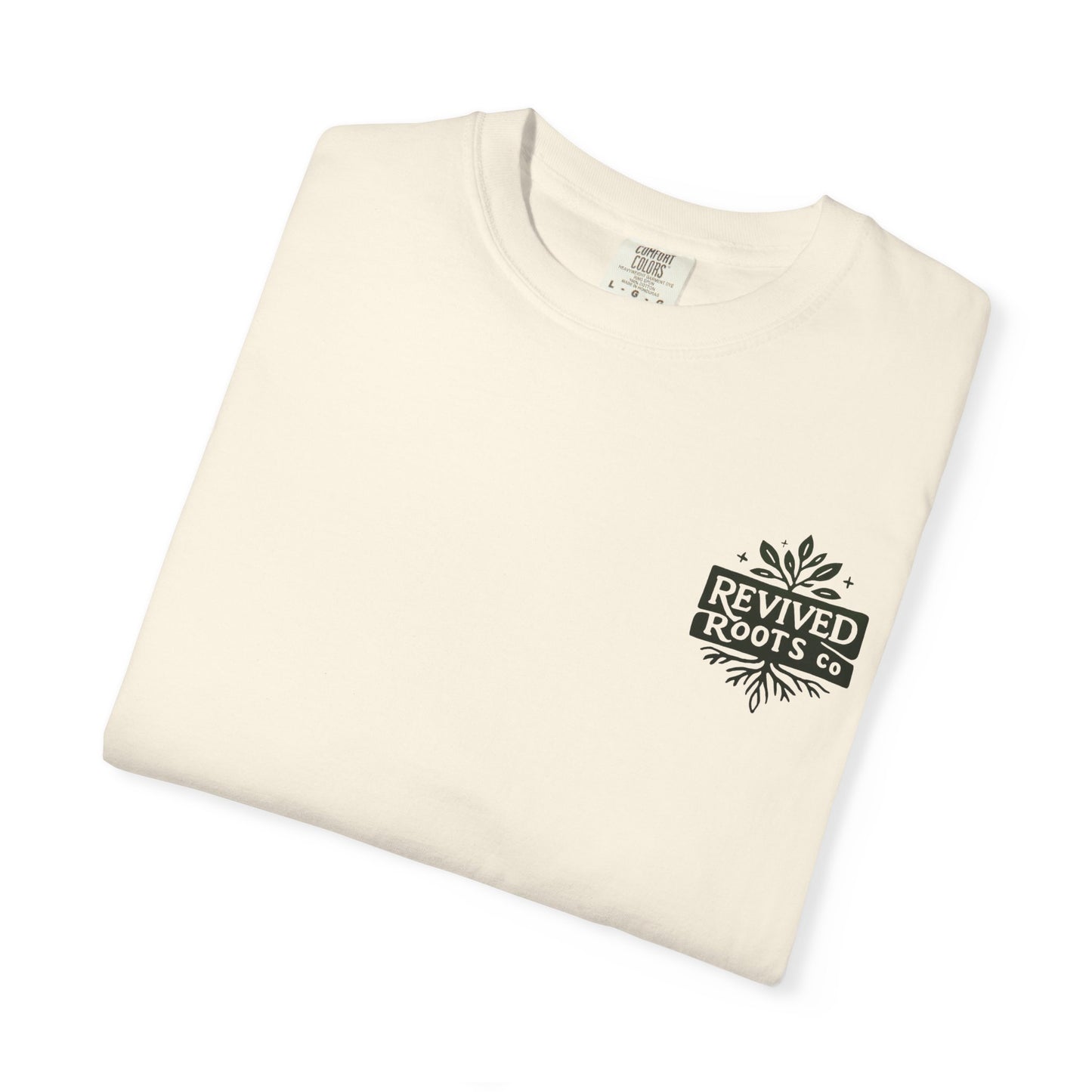 Revived Roots Tee — Organic Vintage-Inspired Garment-Dyed T-Shirt