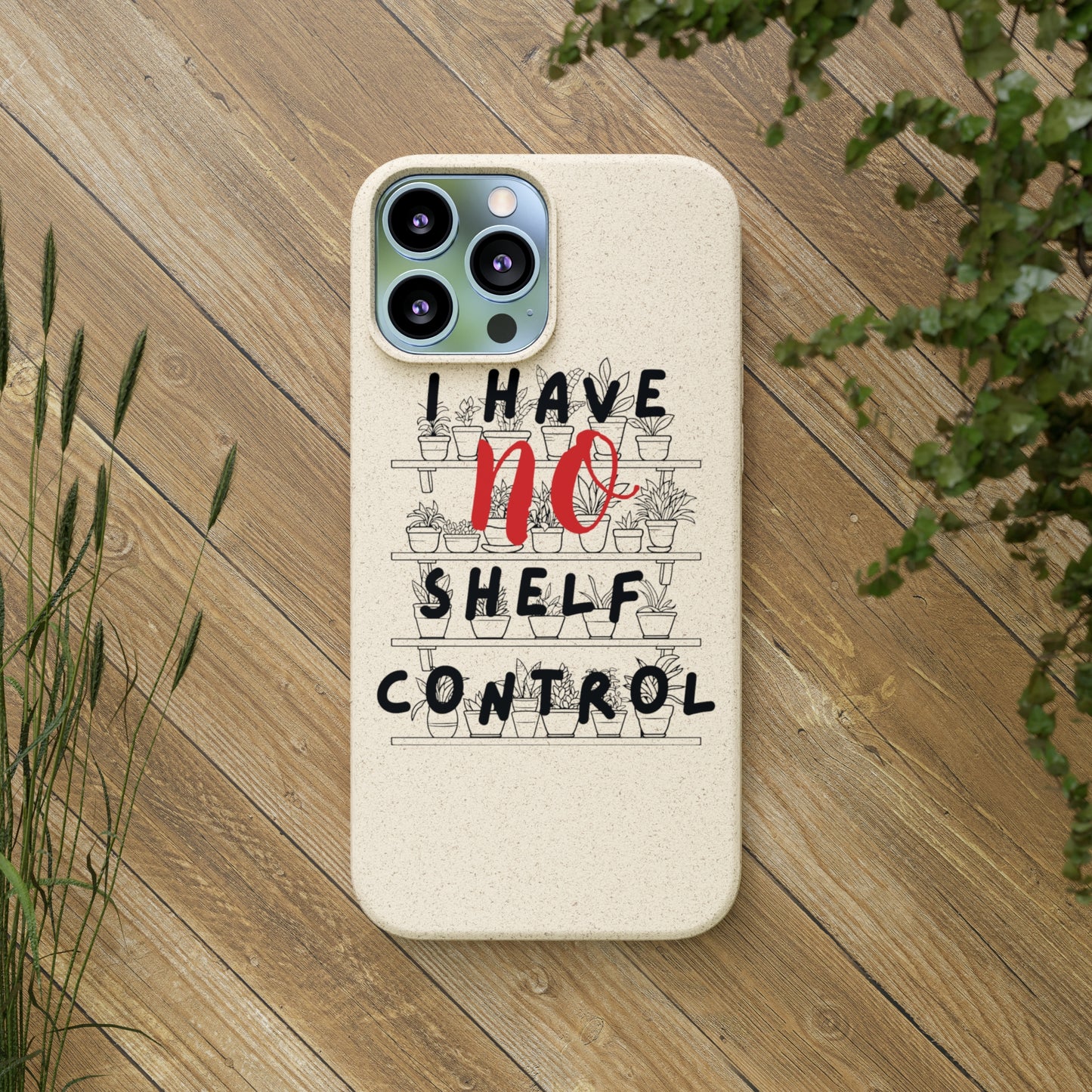 Punny Plant Parent Biodegradable  Phone Case