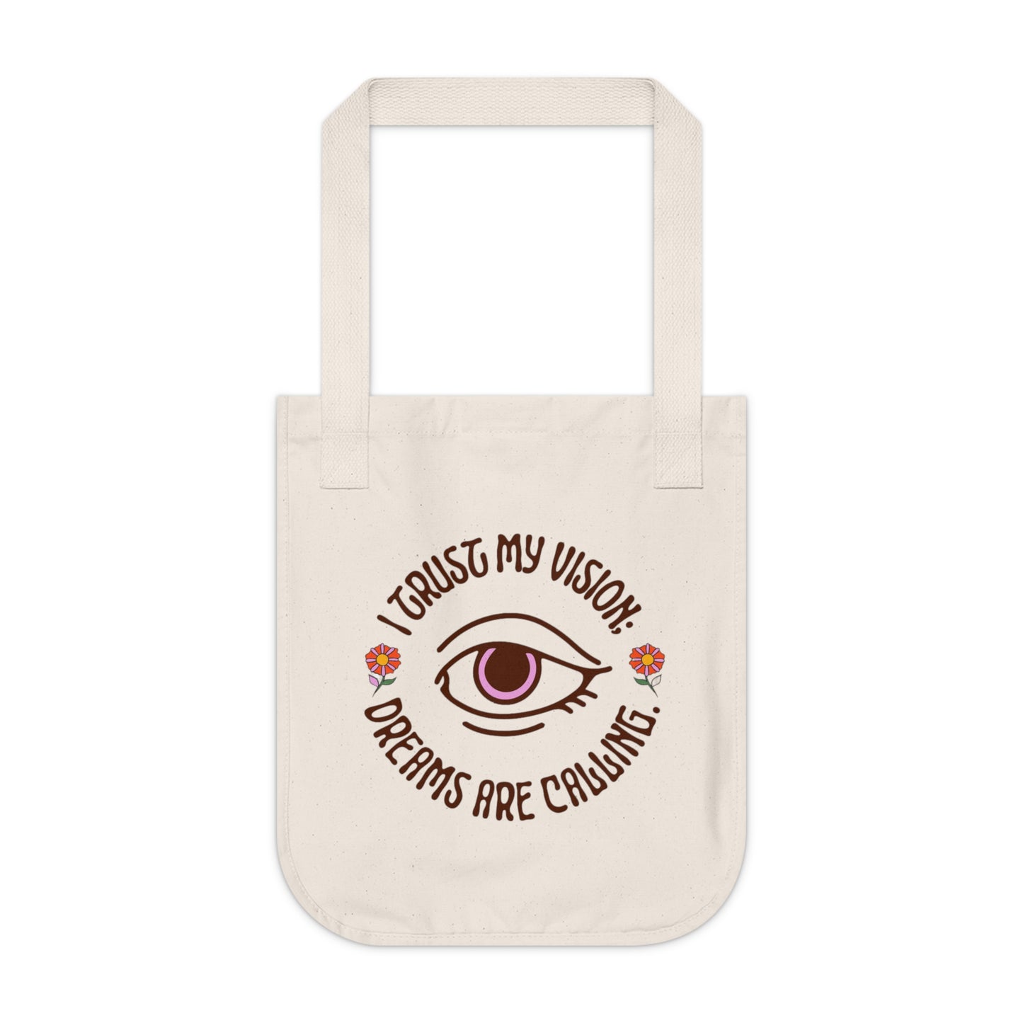 Manifesting Organic Canvas Tote Bag