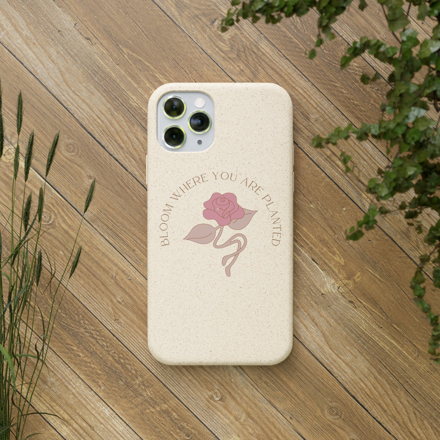 Motivational Plant Biodegradable Phone Case