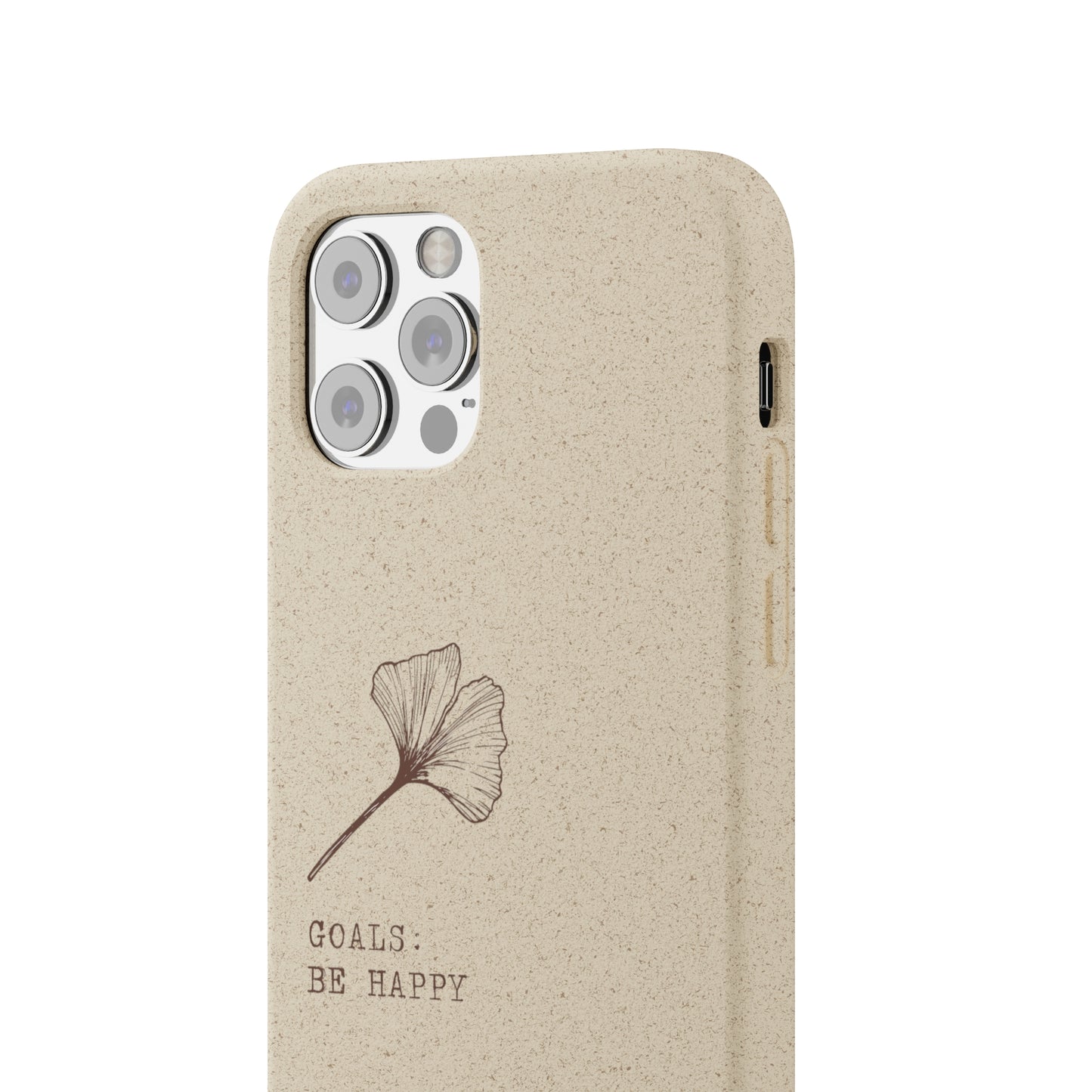 Be Happy Plant Themed Biodegradable Phone Case