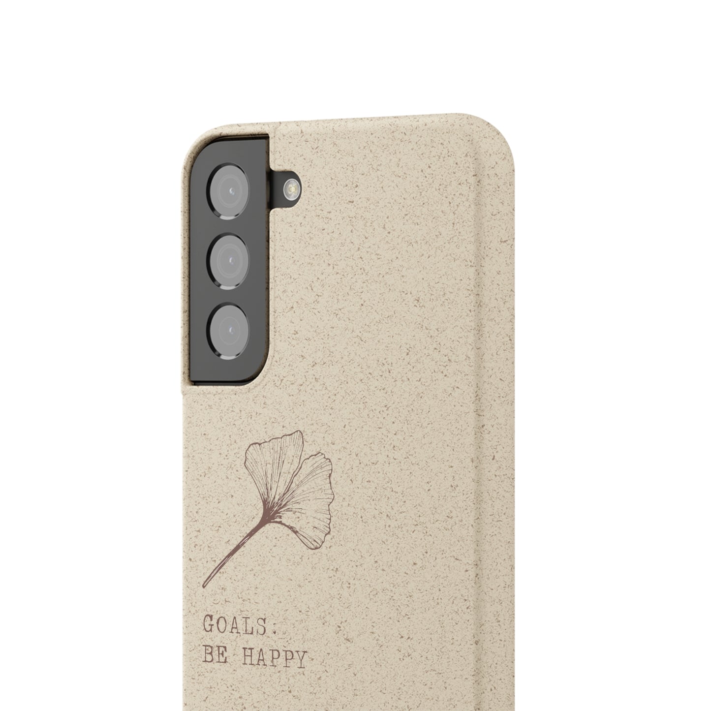 Be Happy Plant Themed Biodegradable Phone Case