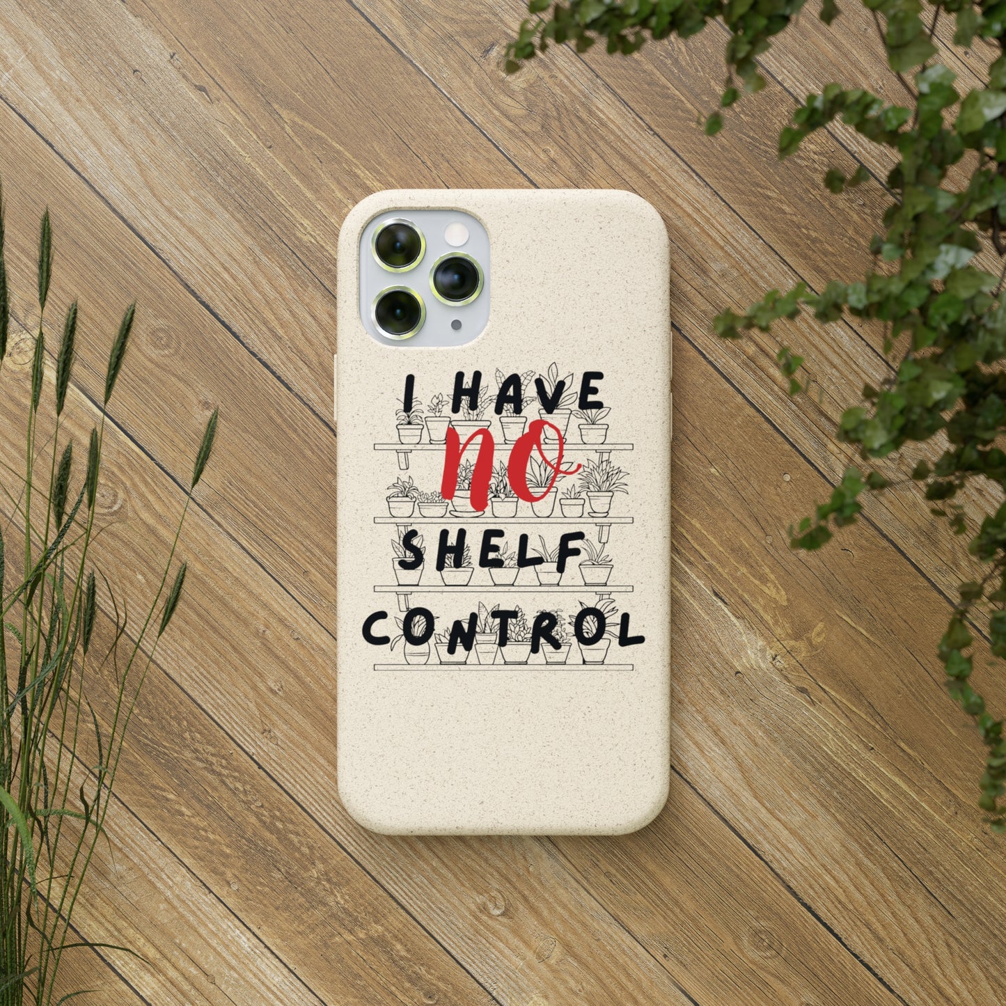 Punny Plant Parent Biodegradable  Phone Case