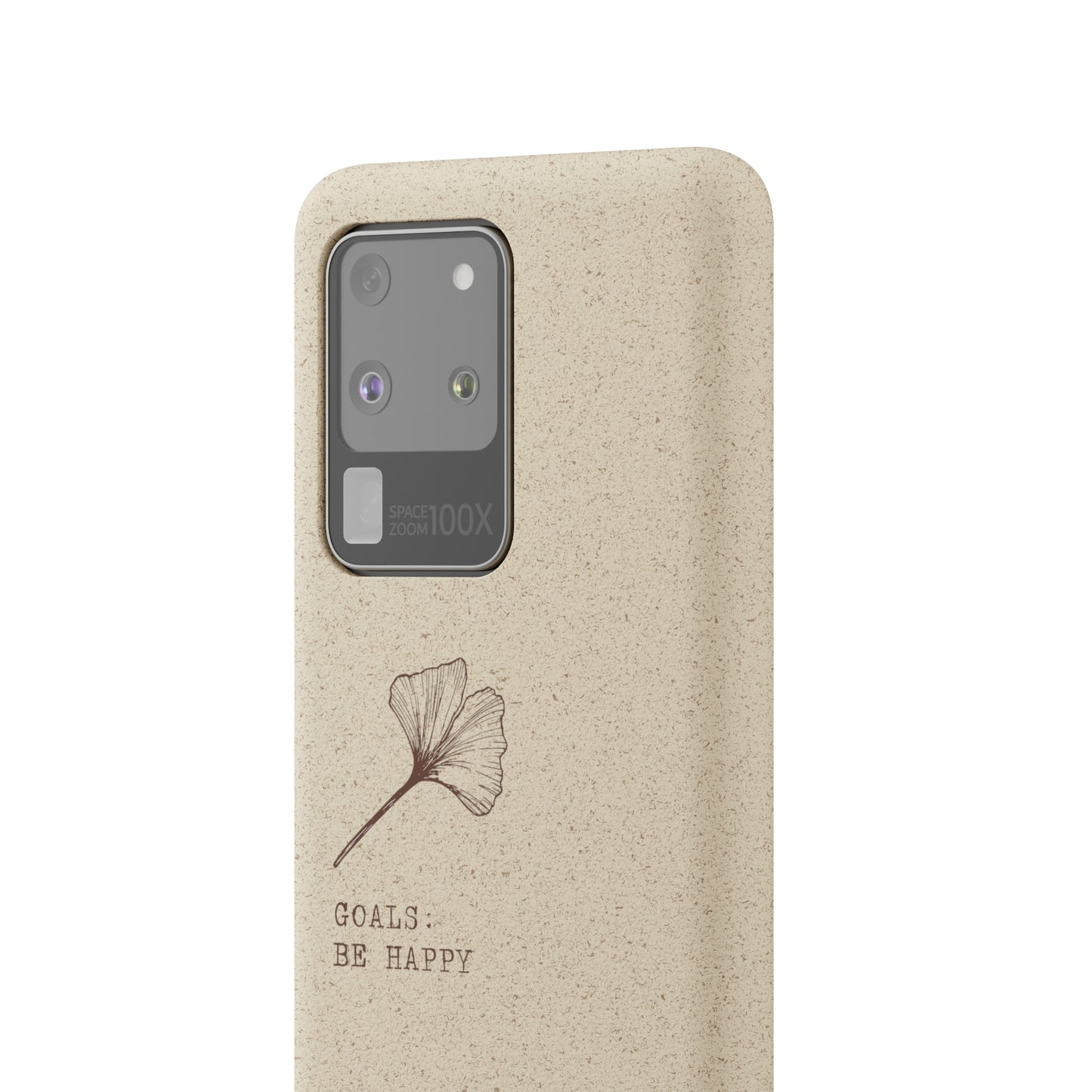 Be Happy Plant Themed Biodegradable Phone Case