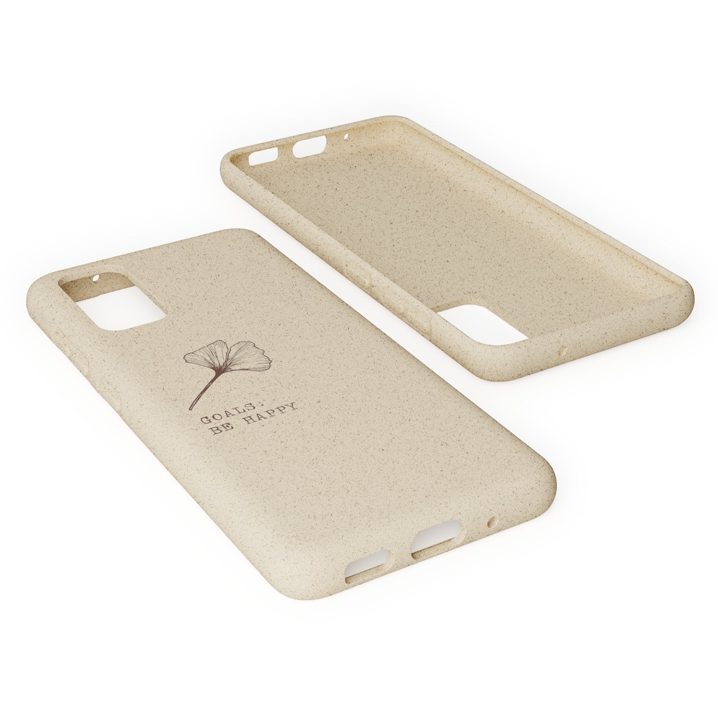 Be Happy Plant Themed Biodegradable Phone Case