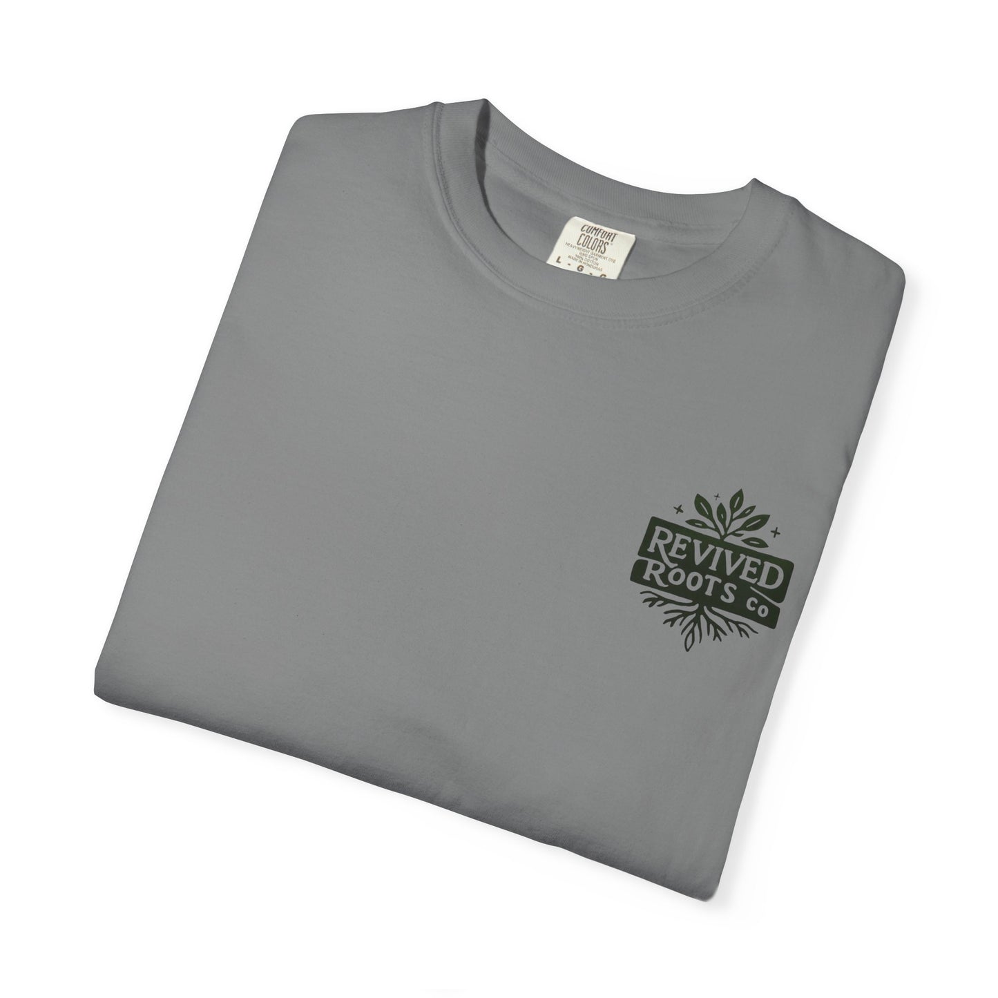 Revived Roots Tee — Organic Vintage-Inspired Garment-Dyed T-Shirt
