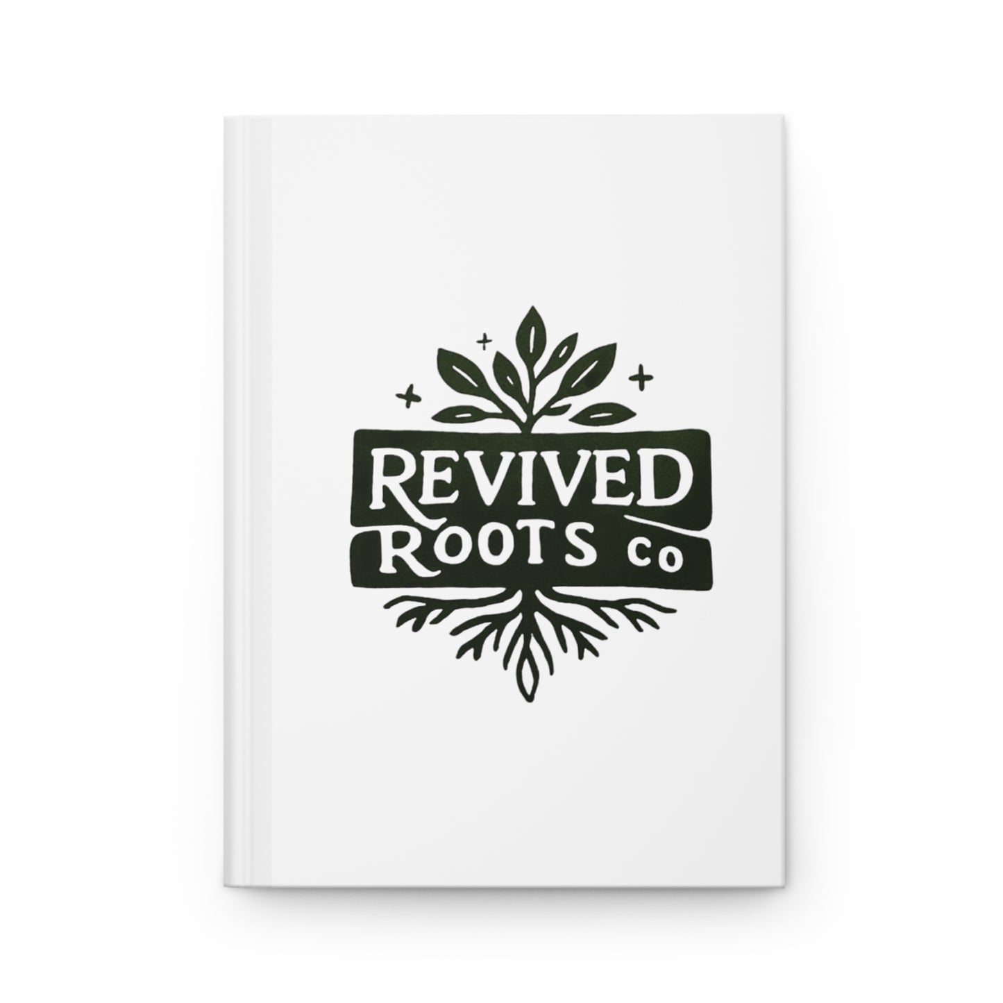Revived Roots Co Hardcover Journal — Botanical Gratitude Notebook