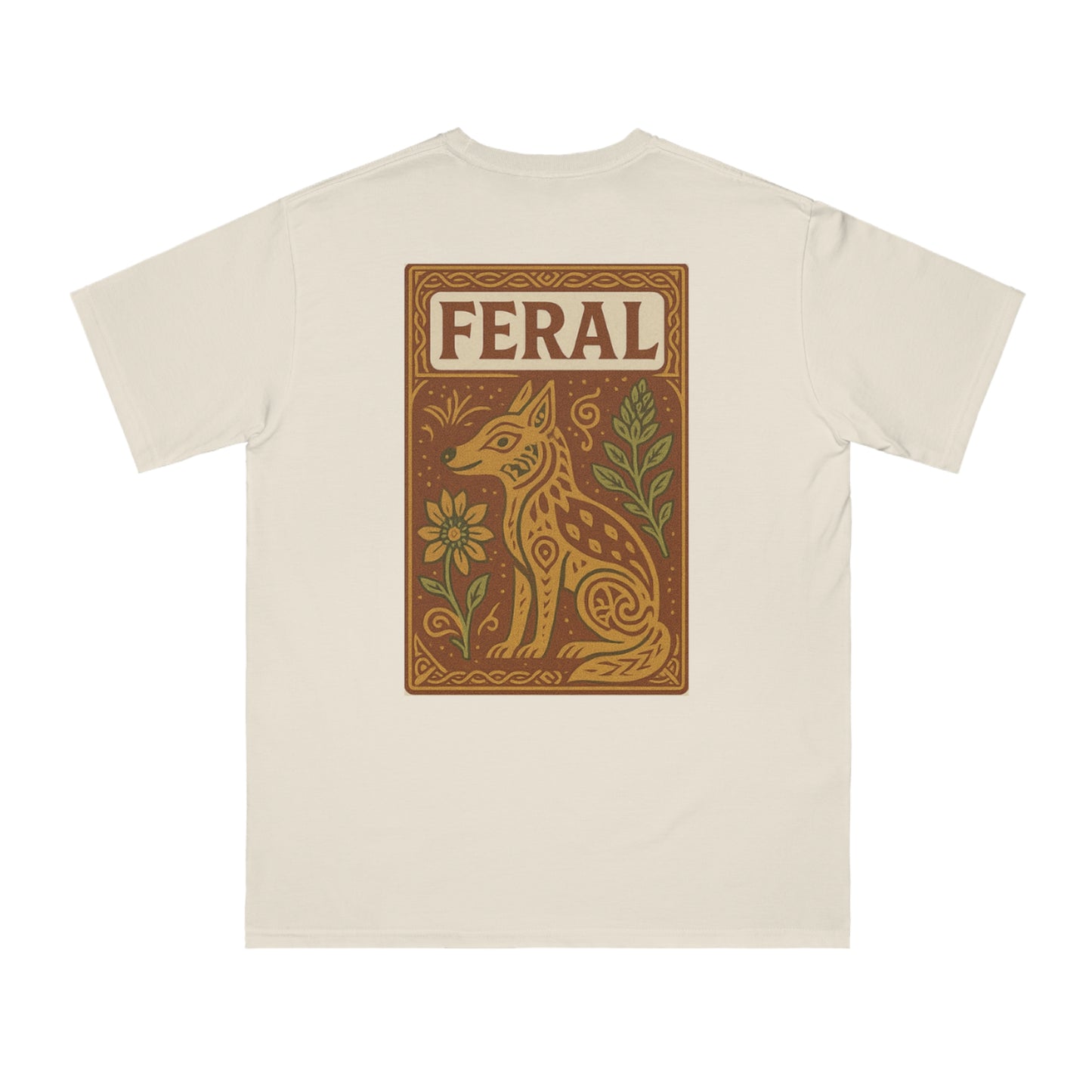 Feral Nature-Inspired T-Shirt - Eco-Friendly Apparel for Animal Lovers