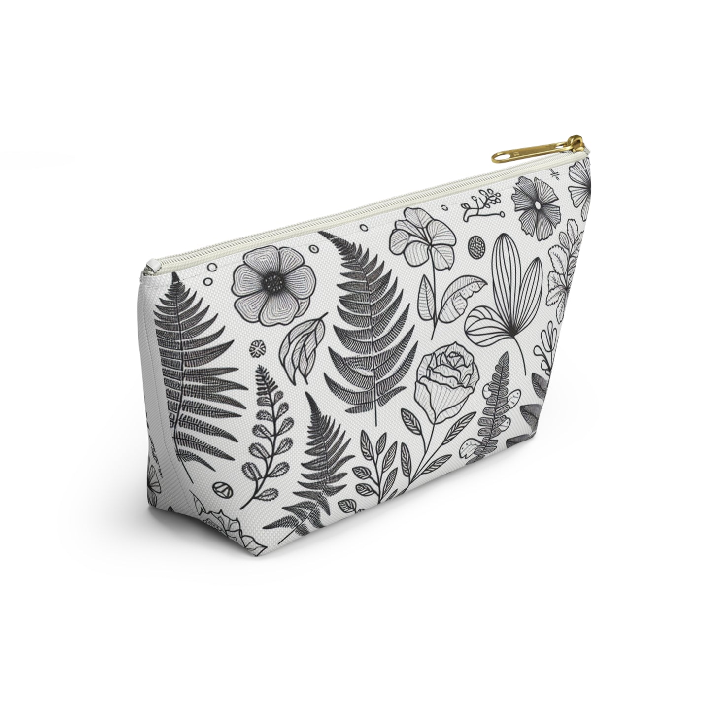 Plant Themed Accessory Pouch w T-bottom