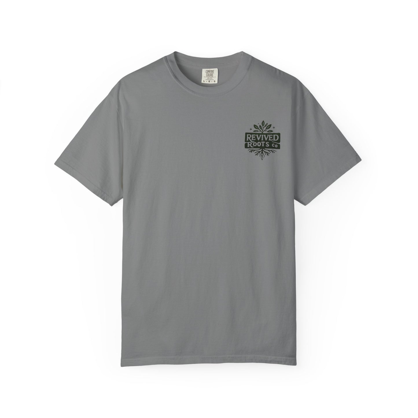 Revived Roots Tee — Organic Vintage-Inspired Garment-Dyed T-Shirt