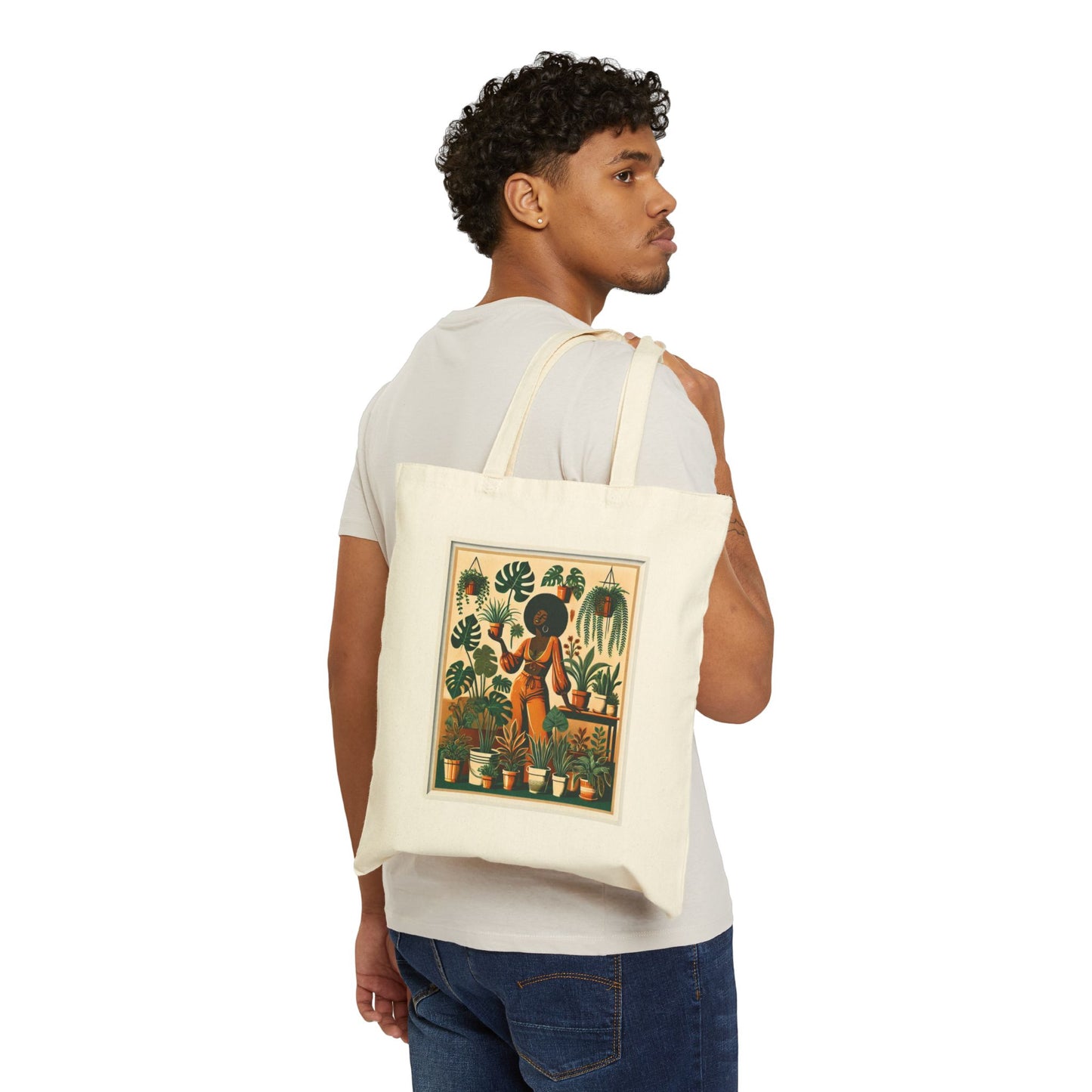 Plant Diva Canvas Tote Bag