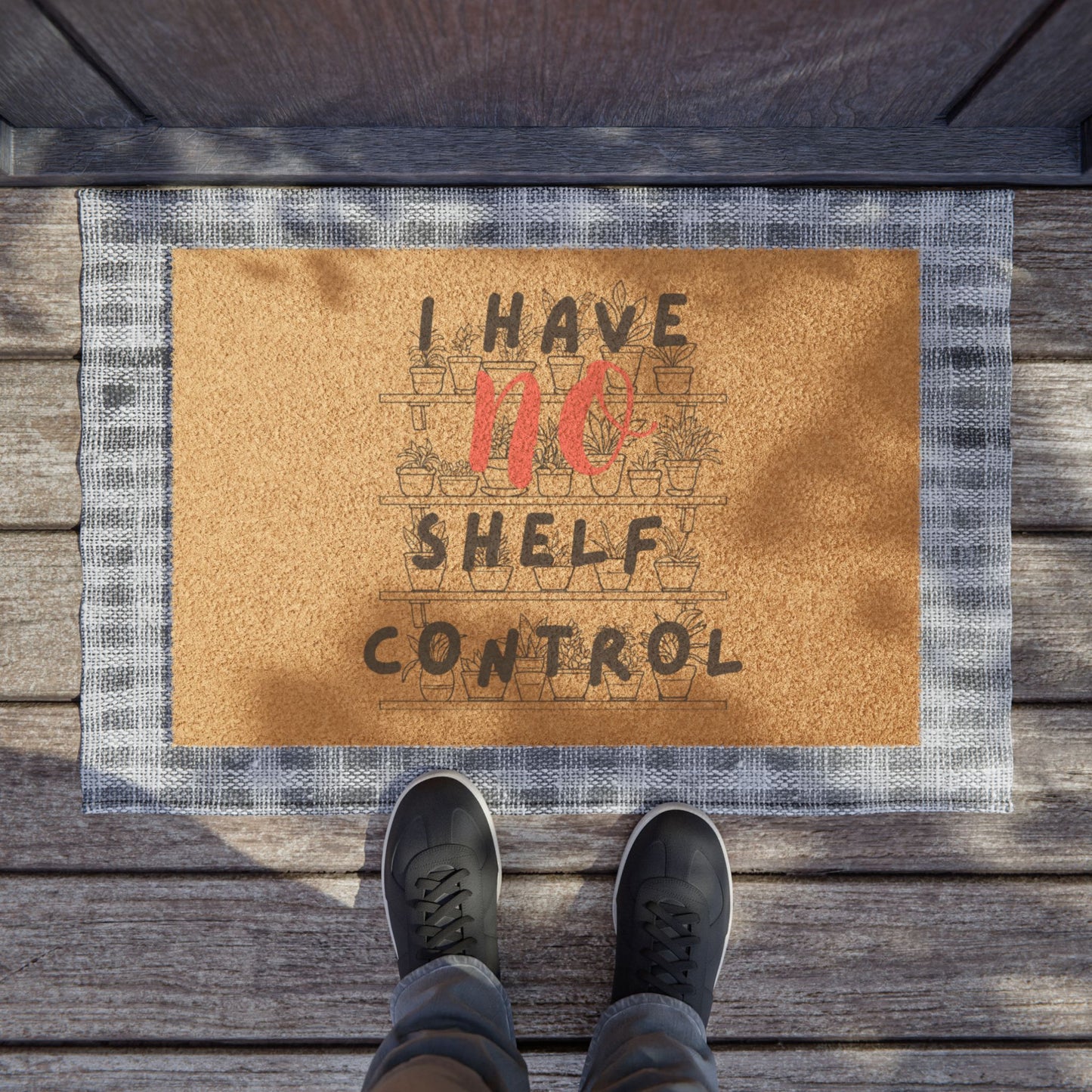 Punny Plant Themed Doormat