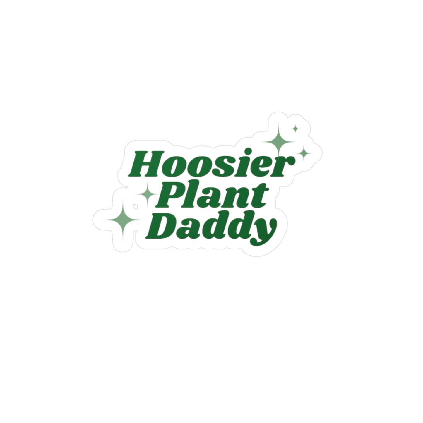 Hoosier Plant Daddy Kiss-Cut Vinyl Decals