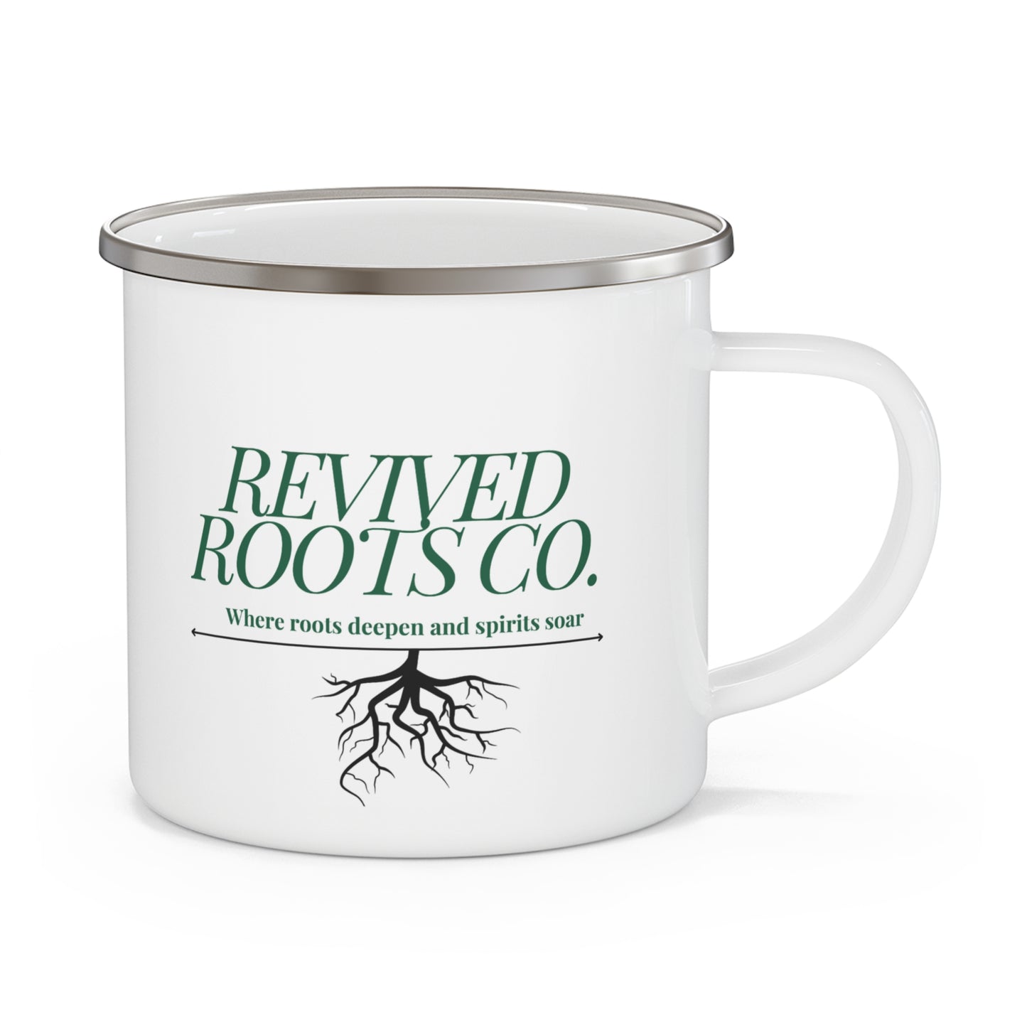 Punny Plant Pothead Enamel Camping Mug