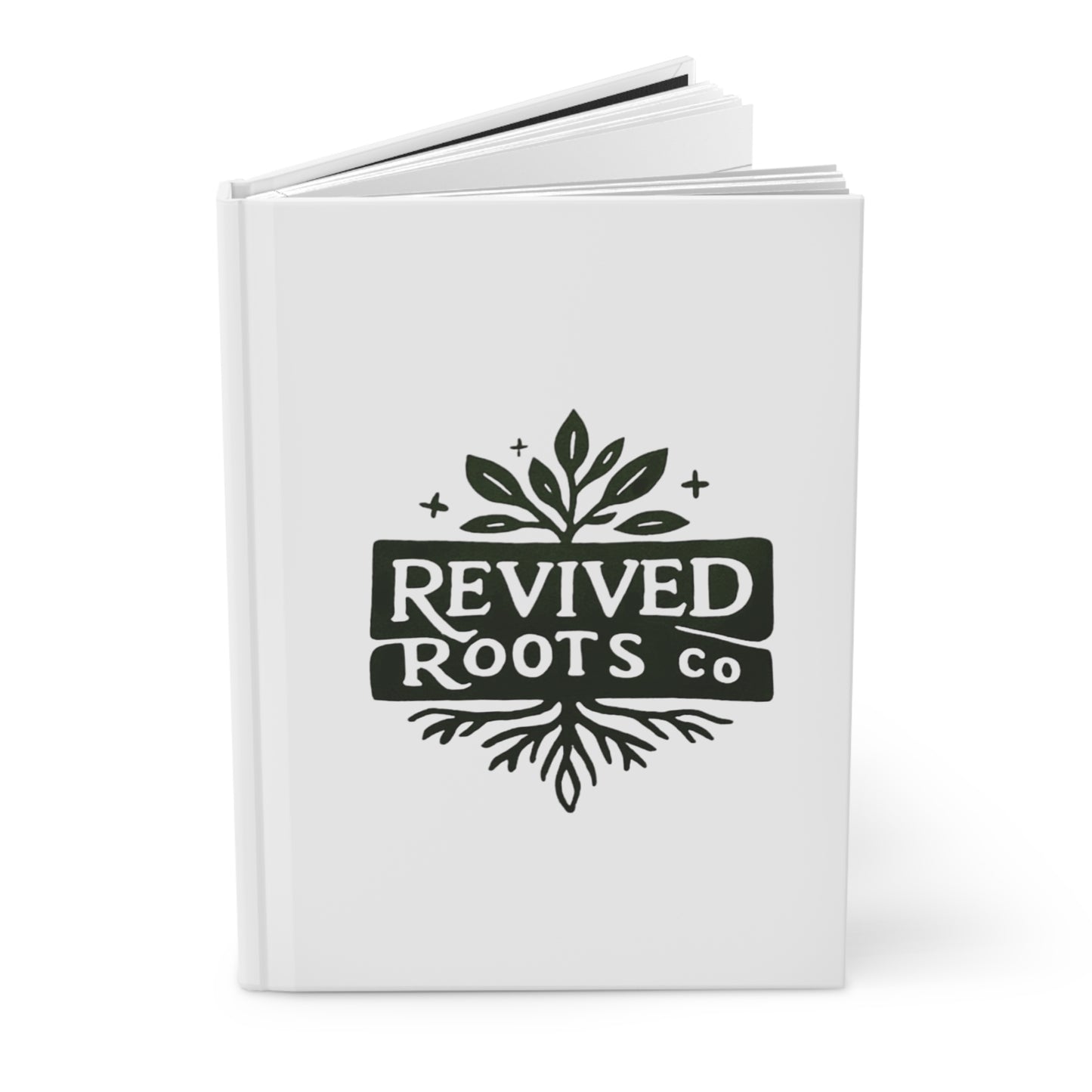 Revived Roots Co Hardcover Journal — Botanical Gratitude Notebook