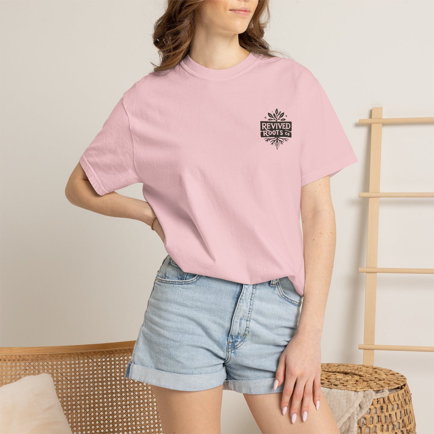 Revived Roots Tee — Organic Vintage-Inspired Garment-Dyed T-Shirt