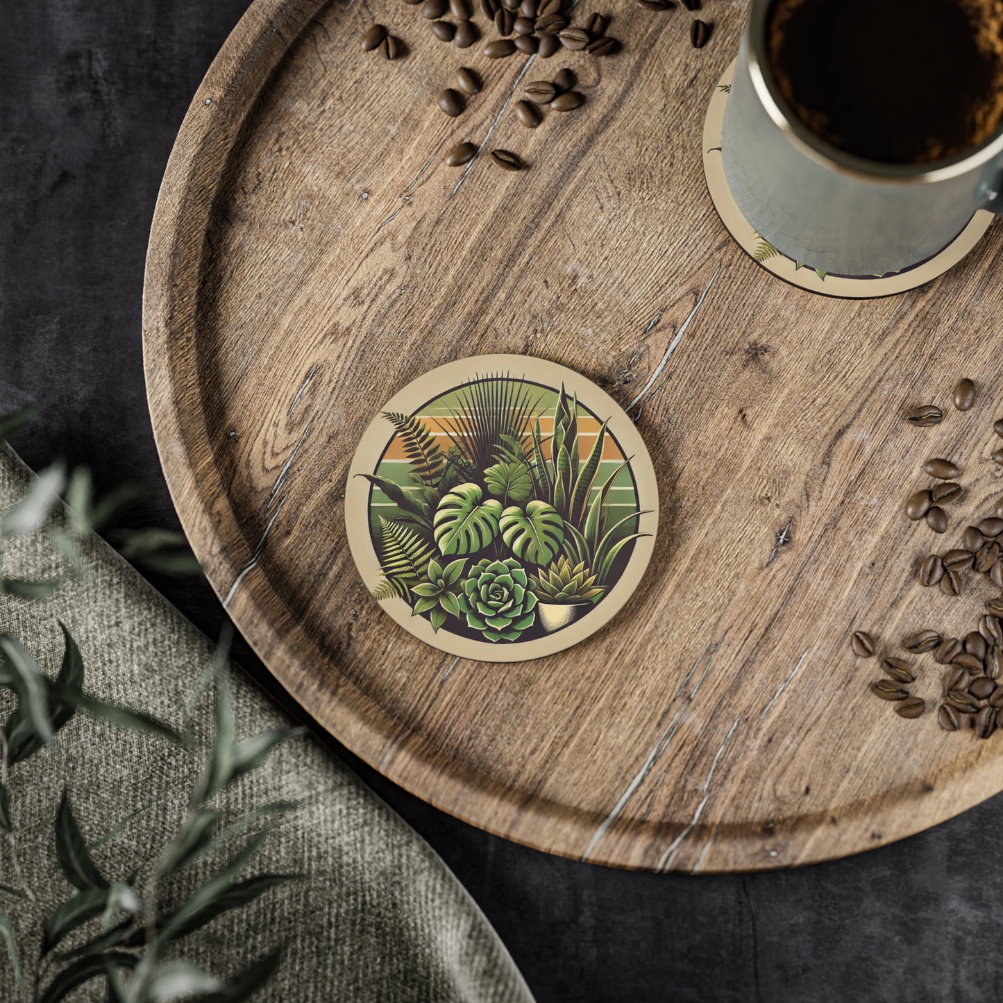 Plant Coasters