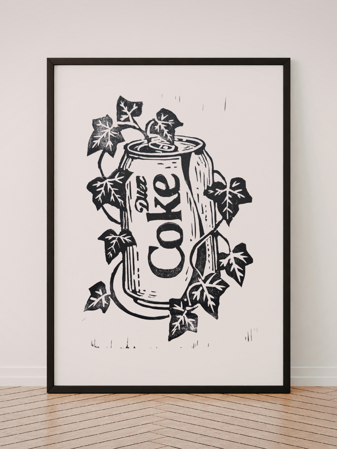 After Us - Original Linocut Print