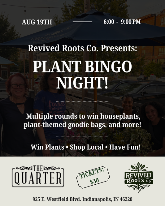 Plant Bingo at The Quarter (August 19th)
