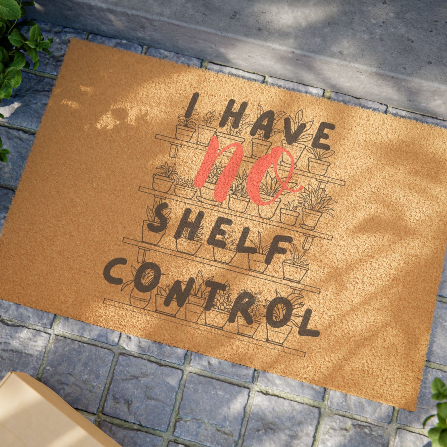 Punny Plant Themed Doormat