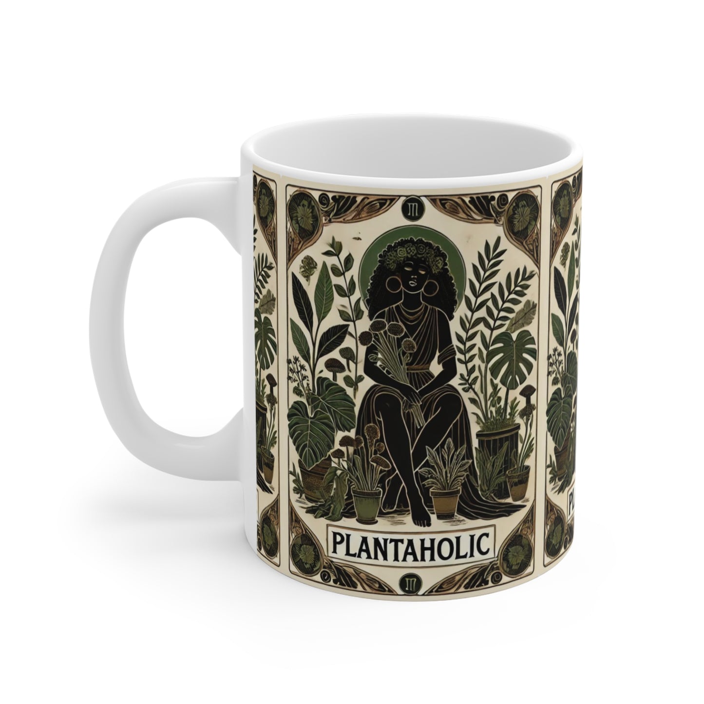 Mug Plantaholic Tarot Card Coffee Mug 11oz