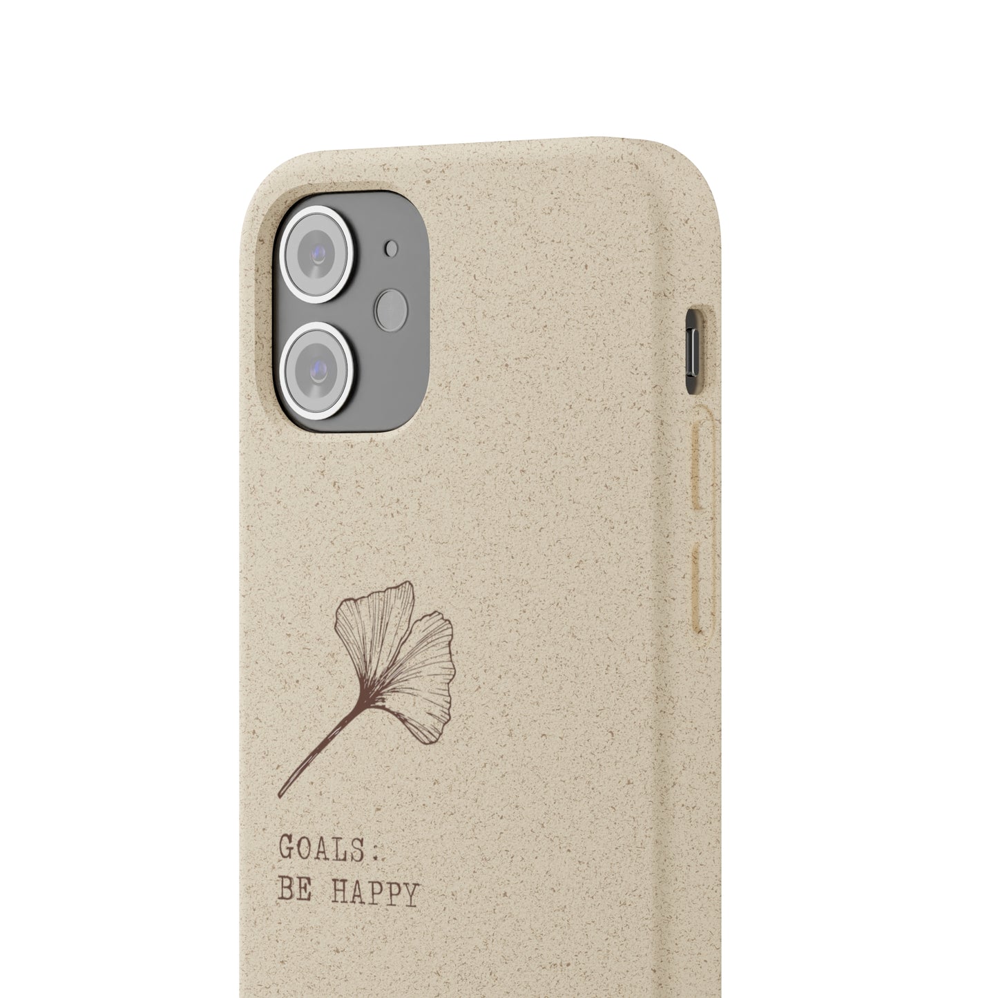 Be Happy Plant Themed Biodegradable Phone Case