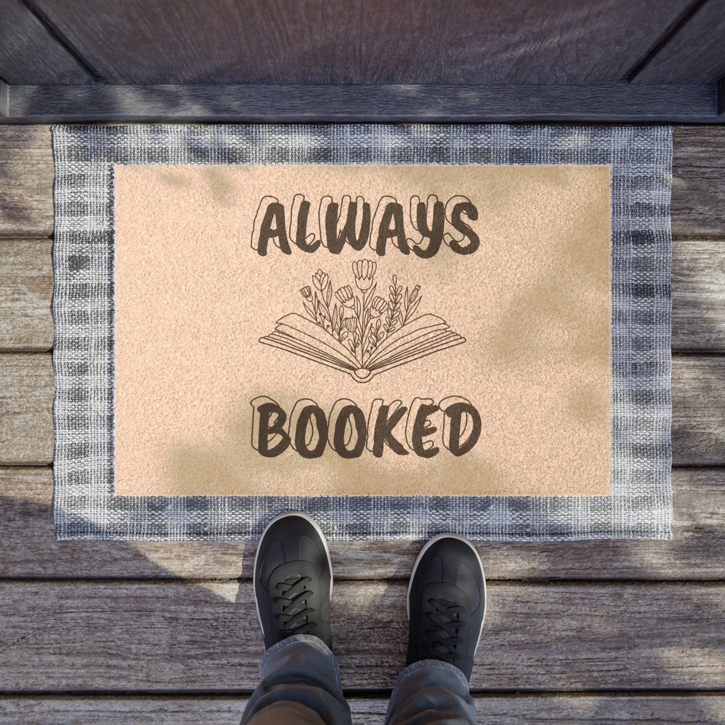 Always Booked Doormat