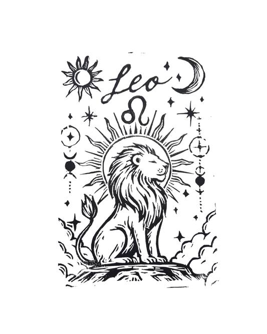 Leo - Original Linocut Print
