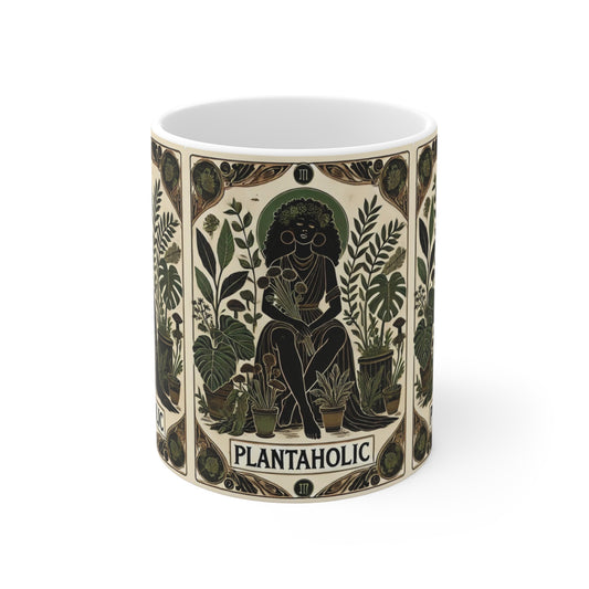 Mug Plantaholic Tarot Card Coffee Mug 11oz