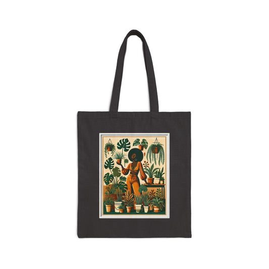 Plant Diva Canvas Tote Bag