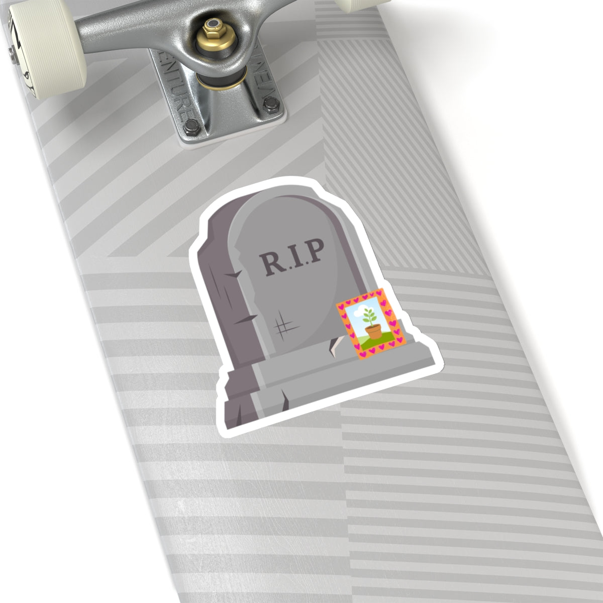 Dead Plant Tombstone Kiss-Cut Stickers