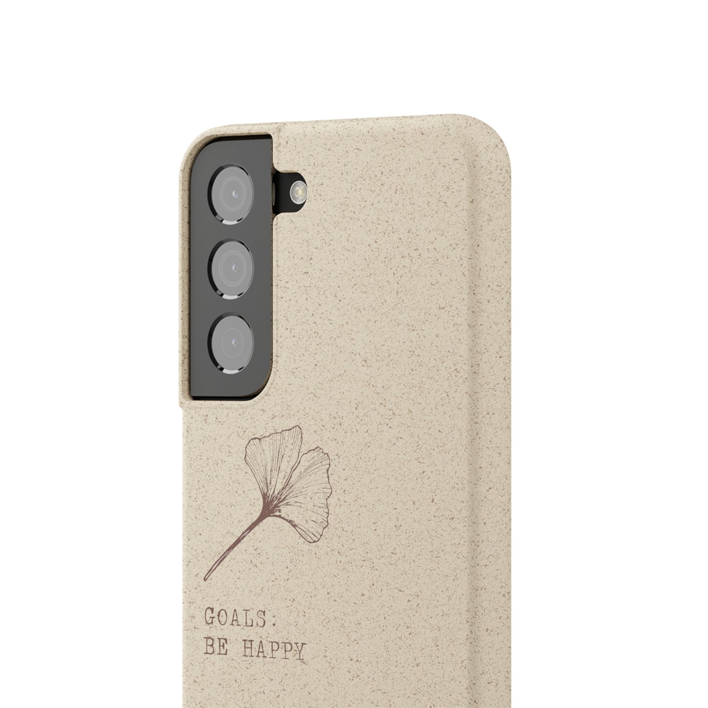 Be Happy Plant Themed Biodegradable Phone Case